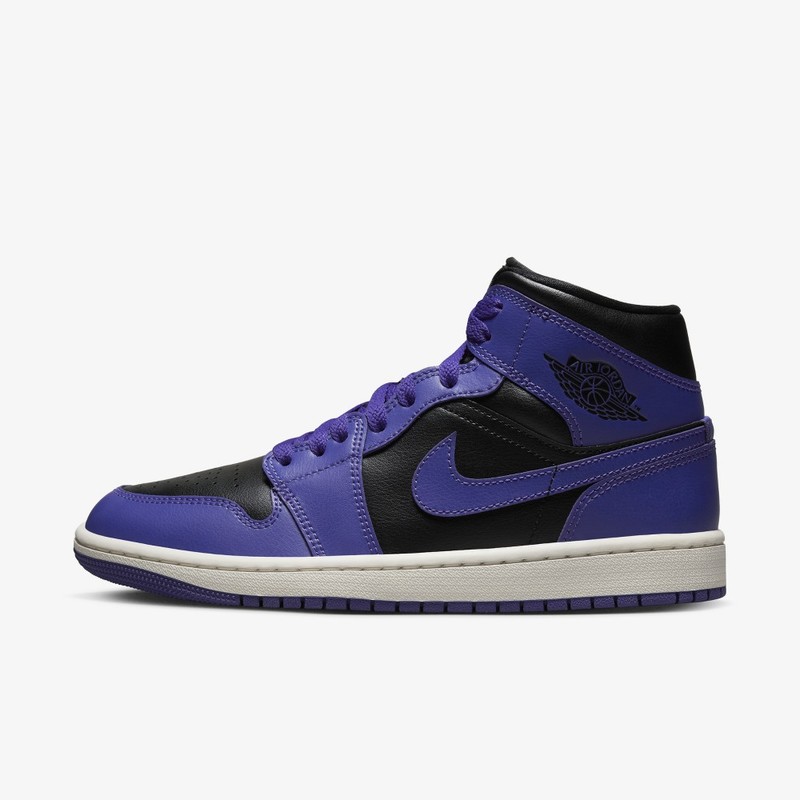 Nike Air Jordan 1 Mid ブラック/パープル Air Jordan 1 Mid Purple/Black | BQ6472-051 | Grailify